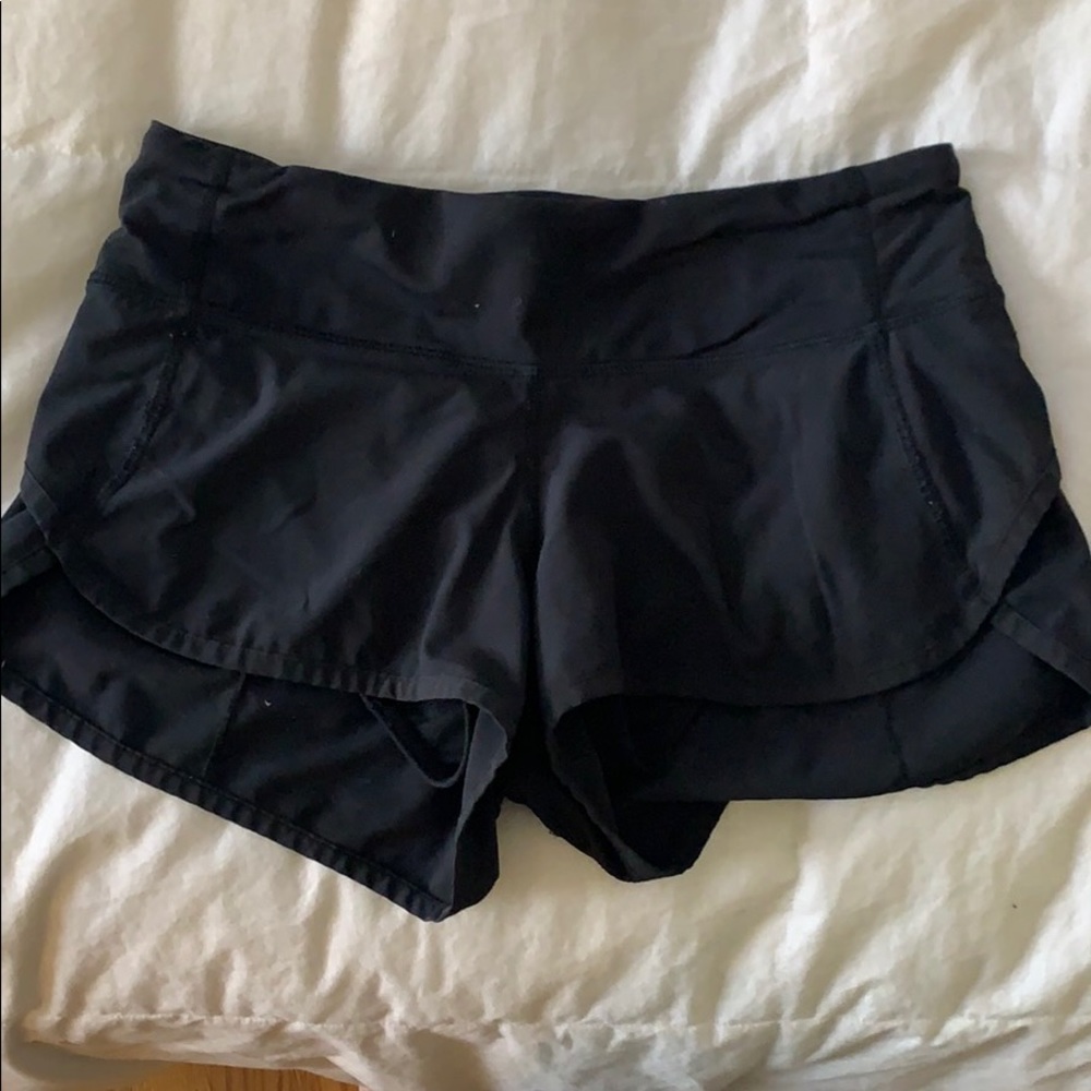 Black Lululemon Shorts **GREAT CONDITION **SIZE 2
